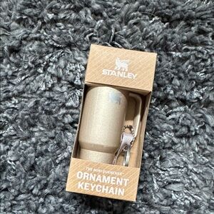 Stanley Gold Mini Tumbler Keychain ornament NIB